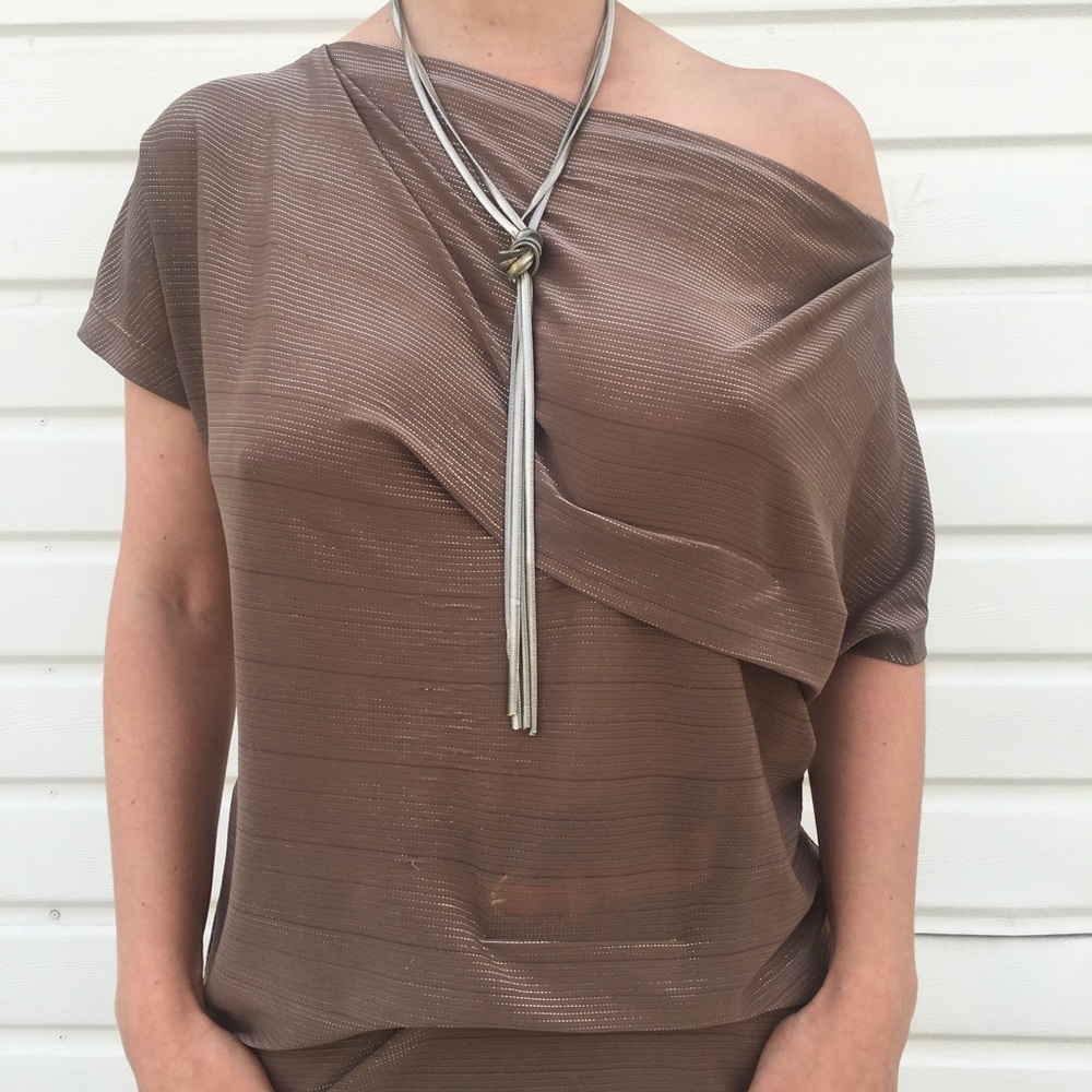 Studio 54 off the shoulder sparkle top - Picture 3 of 4
